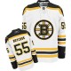 NHL Johnny Boychuk Boston Bruins Authentic Away Reebok Jersey - White