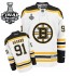 NHL Marc Savard Boston Bruins Authentic Away 2013 Stanley Cup Finals Reebok Jersey - White