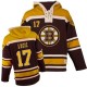 NHL Milan Lucic Boston Bruins Old Time Hockey Authentic Sawyer Hooded Sweatshirt Jersey - Black