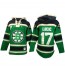 NHL Milan Lucic Boston Bruins Old Time Hockey Authentic St. Patrick's Day McNary Lace Hoodie Jersey - Green