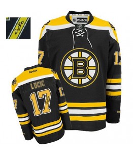 NHL Milan Lucic Boston Bruins Authentic Home Autographed Reebok Jersey - Black