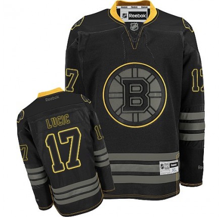 NHL Milan Lucic Boston Bruins Authentic Reebok Jersey - Black Ice