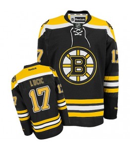 NHL Milan Lucic Boston Bruins Premier Home Reebok Jersey - Black