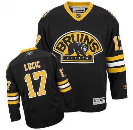 NHL Milan Lucic Boston Bruins Youth Premier Third Reebok Jersey - Black