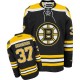 NHL Patrice Bergeron Boston Bruins Authentic Home Reebok Jersey - Black