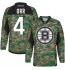 NHL Bobby Orr Boston Bruins Authentic Veterans Day Practice Reebok Jersey - Camo
