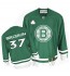 NHL Patrice Bergeron Boston Bruins Authentic St Patty's Day Reebok Jersey - Green