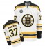 NHL Patrice Bergeron Boston Bruins Authentic Away 2013 Stanley Cup Finals Reebok Jersey - White