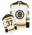 NHL Patrice Bergeron Boston Bruins Youth Authentic Away Reebok Jersey - White