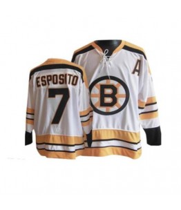 NHL Phil Esposito Boston Bruins Authentic Throwback CCM Jersey - White