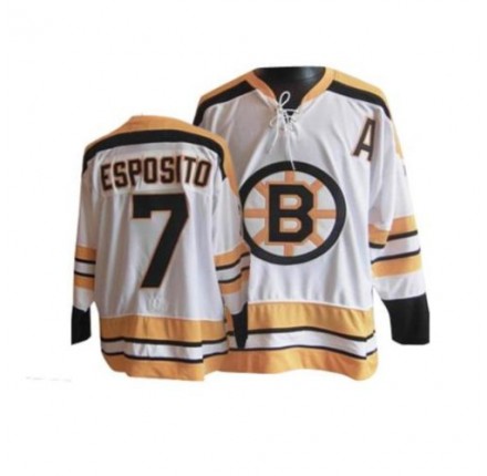 NHL Phil Esposito Boston Bruins Premier Throwback CCM Jersey - White