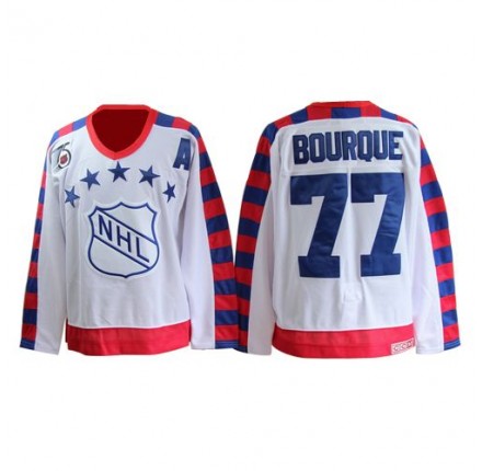 NHL Ray Bourque Boston Bruins Authentic 75TH All Star Throwback CCM Jersey - White