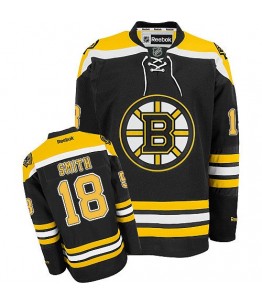 NHL Reilly Smith Boston Bruins Authentic Home Reebok Jersey - Black