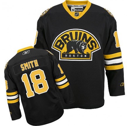 NHL Reilly Smith Boston Bruins Authentic Third Reebok Jersey - Black