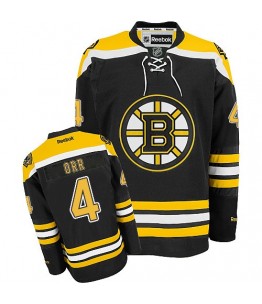 NHL Bobby Orr Boston Bruins Women's Authentic Home Reebok Jersey - Black