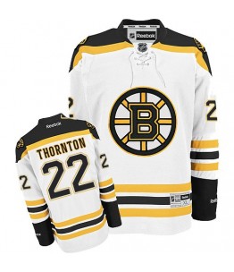 NHL Shawn Thornton Boston Bruins Authentic Away Reebok Jersey - White