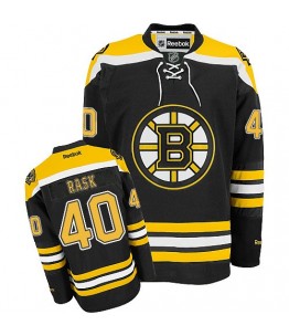NHL Tuukka Rask Boston Bruins Premier Home Reebok Jersey - Black