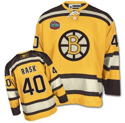 NHL Tuukka Rask Boston Bruins Authentic Winter Classic Reebok Jersey - Gold