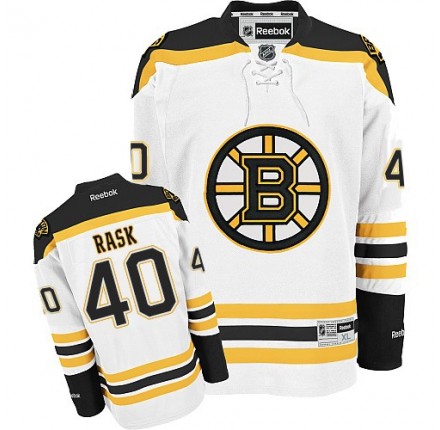 NHL Tuukka Rask Boston Bruins Premier Away Reebok Jersey - White