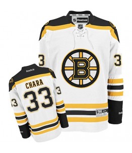 NHL Zdeno Chara Boston Bruins Premier Away Reebok Jersey - White