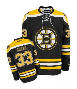 NHL Zdeno Chara Boston Bruins Youth Authentic Home Reebok Jersey - Black