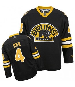 NHL Bobby Orr Boston Bruins Youth Premier Third Reebok Jersey - Black