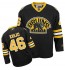 NHL David Krejci Boston Bruins Authentic Third Reebok Jersey - Black